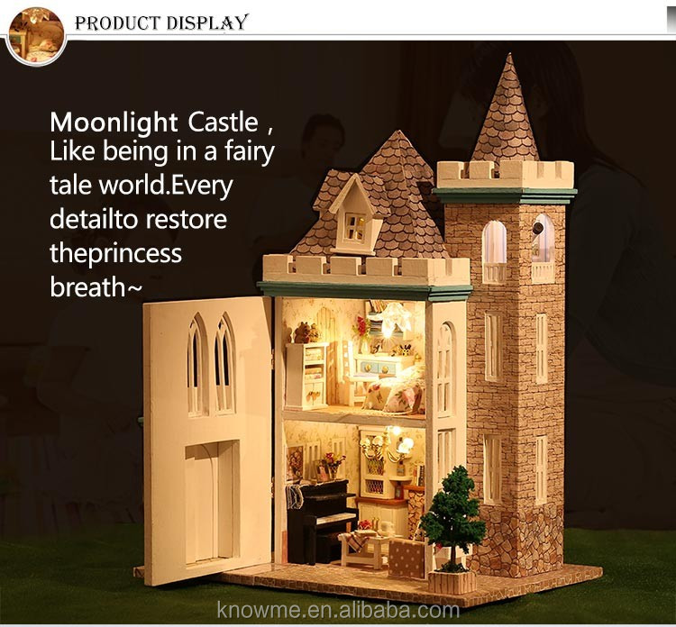 HTN - Mobili Per Bambole Fai Da Te In Miniatura 3d In Legno Miniaturas Giocattoli Per Bambole Per Bambini Regali Di Compleanno 8109571964680