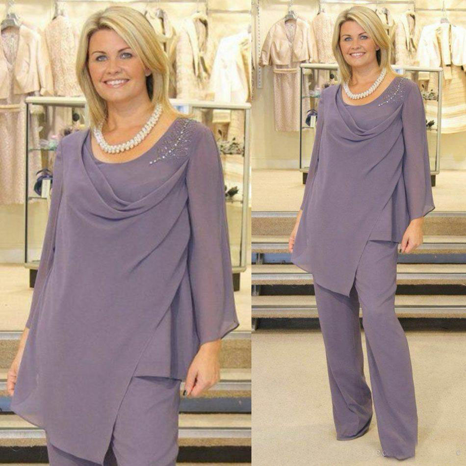 mother of the bride plus size pant suits