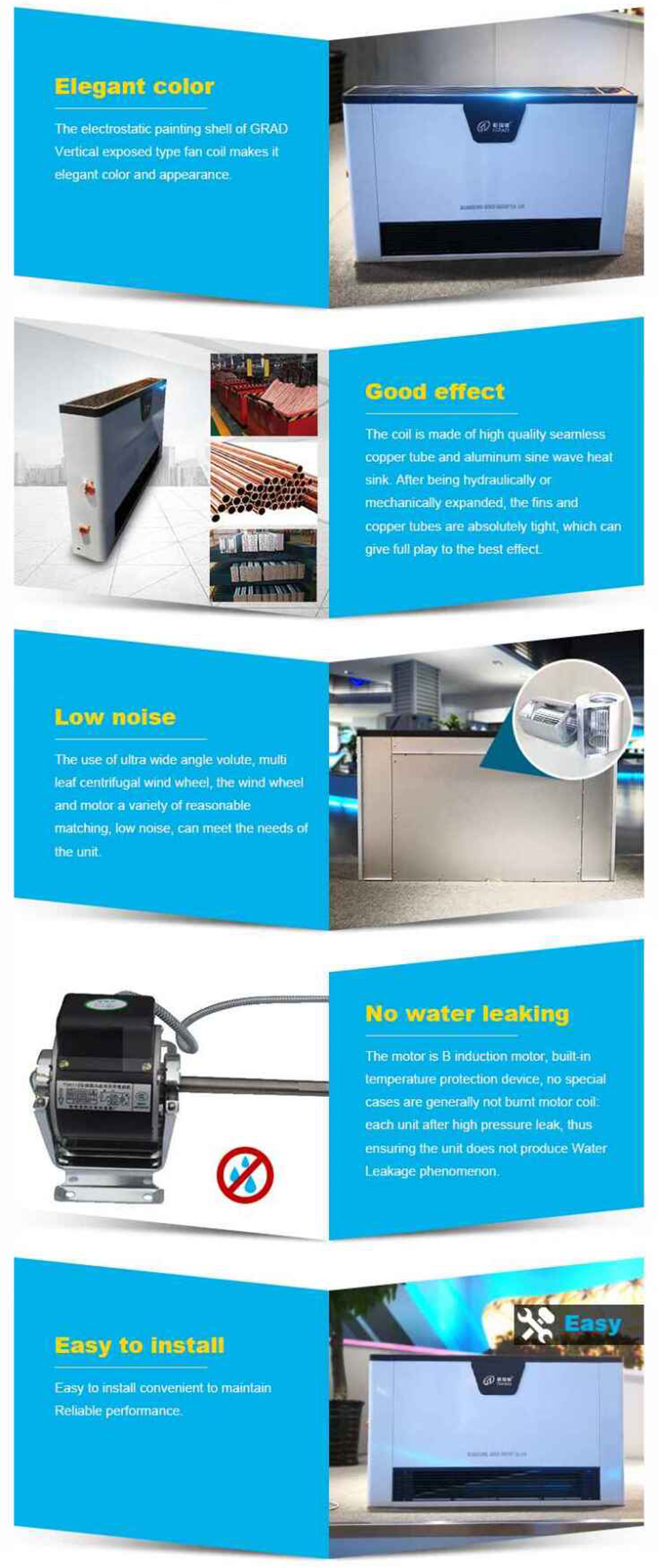 Widely Used Cooling and Heating Vertical Fan Coil Unit Price| Alibaba.com, image size:1000x2384