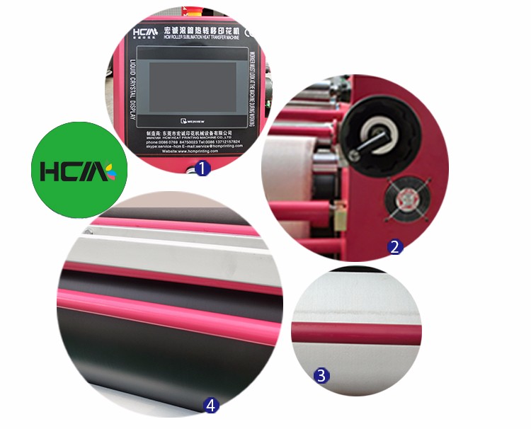 HCM Auto preheat and turn off roll to roll fabric printing machine