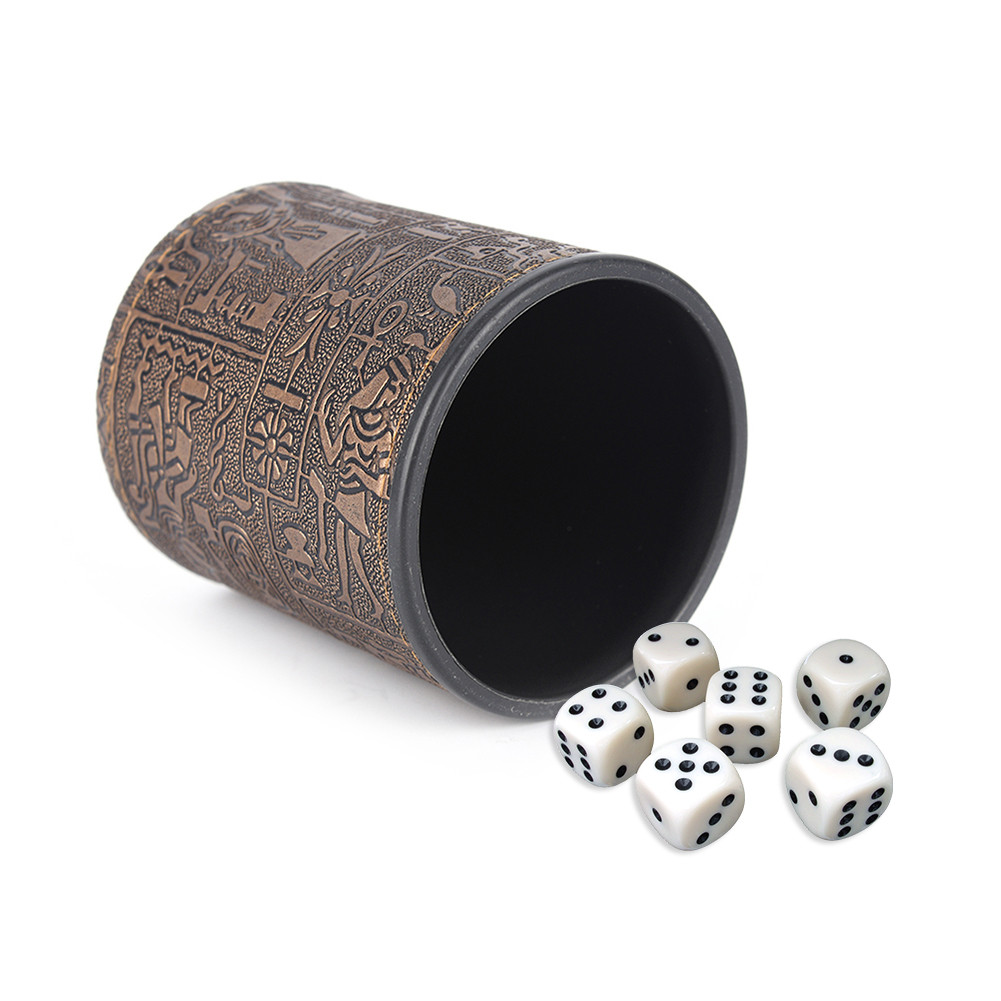 Multi-color Shake Dice Cup Suit Bar Entertainment Board Games Hot Sale