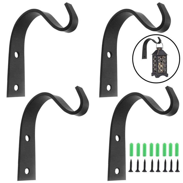 Wrought Iron Wall Hooks Metal Decorative Heavy Duty Hangers For Hanging Lantern Planter Bird Feeders Coat Indoor Outdoor Buy Iron Wall Hooks Wall Hooks Metal Heavy Duty Hangers For Hanging Lantern Planter Product