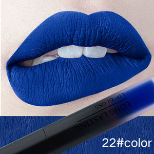 blue colour lipstick