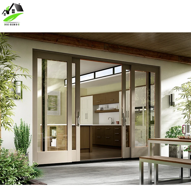 ราคาโรงงานสีขาวUPVCพีวีซีประตูบานเลื่อน