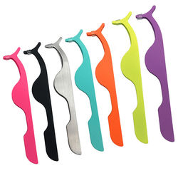 False Eyelashes Assistance Tools Colorful Multifunctional Tweezer Custom Logo Tweezers Eyelashes