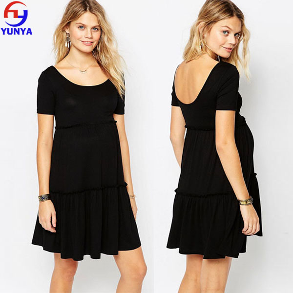 VF VFUN Black Maternity Shorts Pants for Pregnant Women