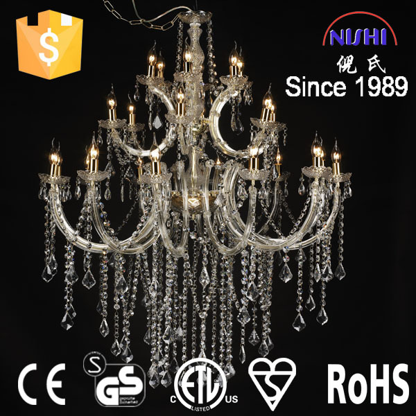 big fancy  chandelier wedding crystal chandeliers NS-120211