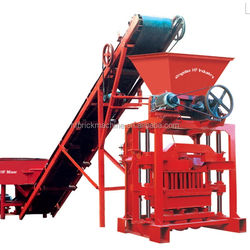 top quality cement blocks maker QT4-35 Advanced manual cement hollow/ paver block machine