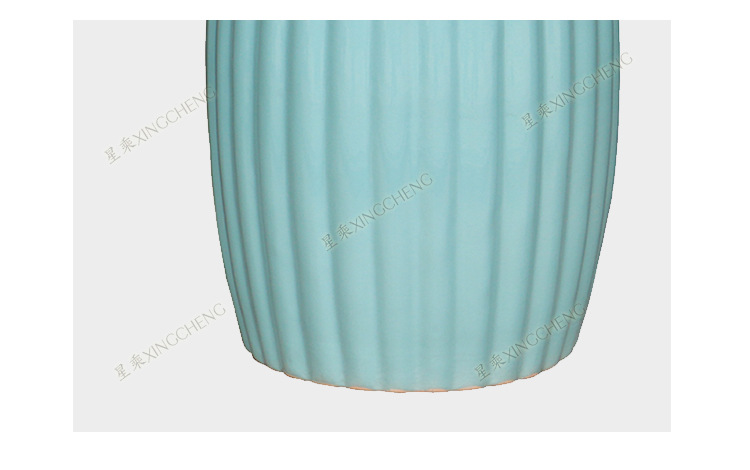 Jingdezhen ceramic drum stool flower stand with different color for hotel and home decoration wholesale retail