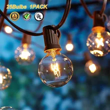 Outdoor Indoor 25ft 50ft 100ft G40 Globe String Lights With Us And Uk Plug View Outdoor Indoor 25ft 50ft 100ft G40 Globe String Lights With Us And Uk Plug Ledora Product Details