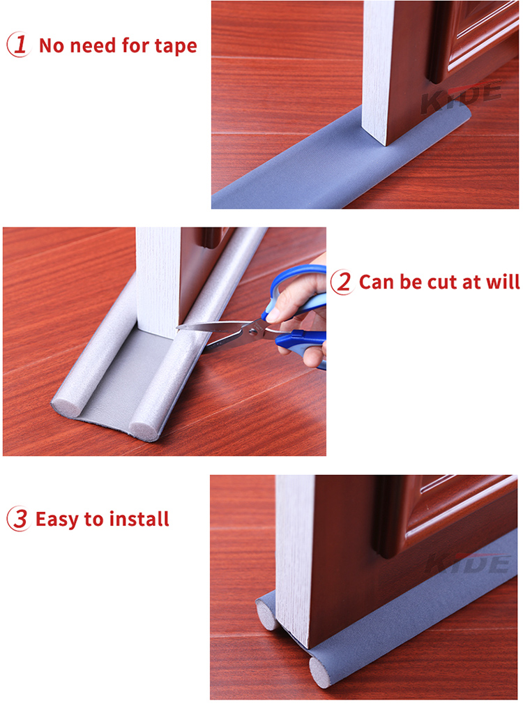 EPE foam door bottom seal strip under door sweep weather
