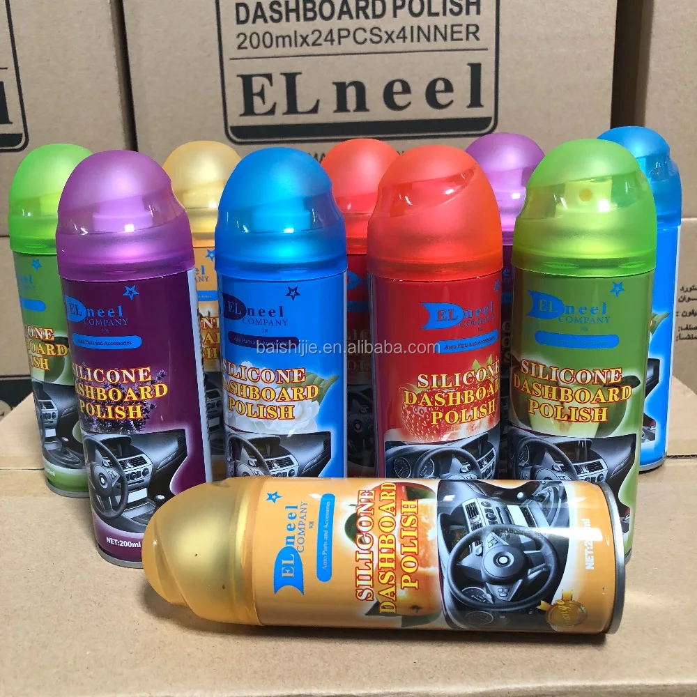 Жидкий силиконовый полировщик для приборной панели автомобиля