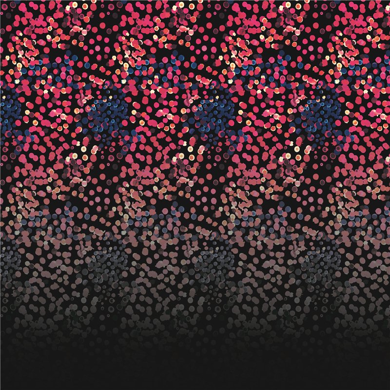 Модные женские платья цифровая печать 100% шелковые ткани печатных ткань органза