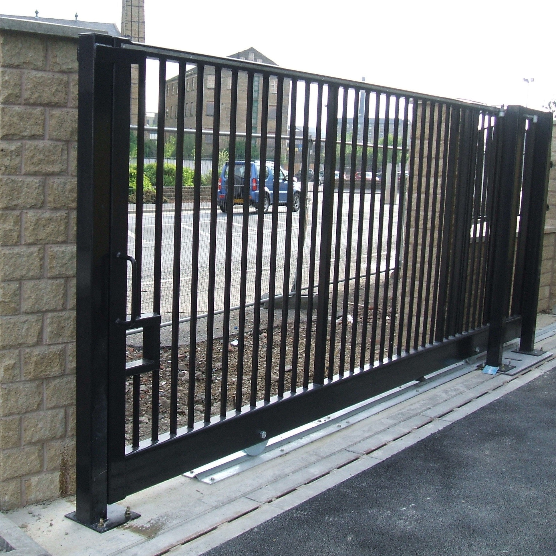 花园安全前门主入口车道滑动门 - buy driveway gates,gates,gates