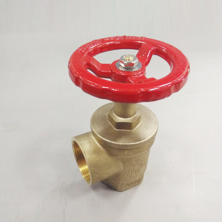 2 1/2" Brass Angle Hose Valve with FM/UL approvals