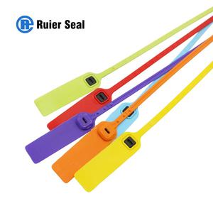 REP102 Metal inserted security strip plastic seals with spikes to seal sacks