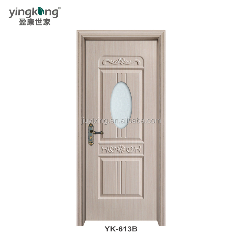 Moderna puerta oval cristal puerta de entrada