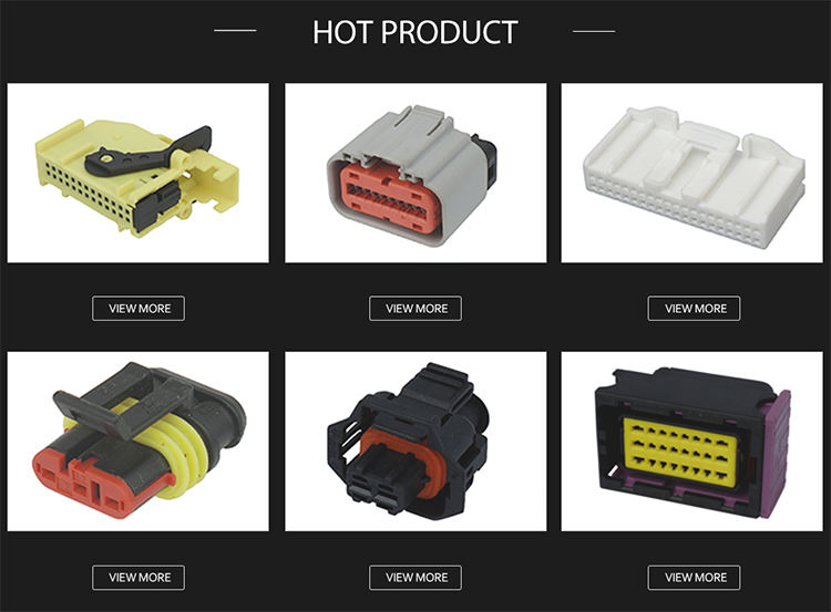 ここ 174930-1自動6pオス-メスワイヤーケーブル368504-1ハウジングクイック