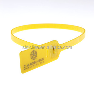 Sinicline custom self-locking plastic security seal for container cable ties