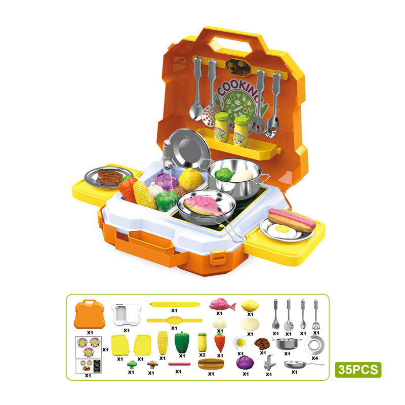 steel toy kitchen set