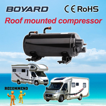 CE RoHS Auto Air Conditioning Boyard Horizontal Rotary Compressor for van roof mounted camping tent air conditioner