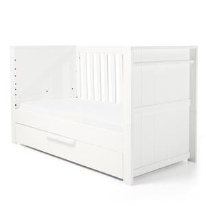 cot and chest of drawers