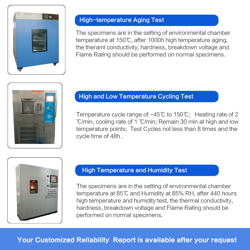 High Thermal Conductivity Heat Conductive Silicon Adhesive Electrical Insulating Pad