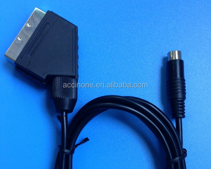 1.8 m Scart cabo Para Sega Megadrive 1 Genesis 1 Master System 1 RGB Cabo AV Scart Cabos