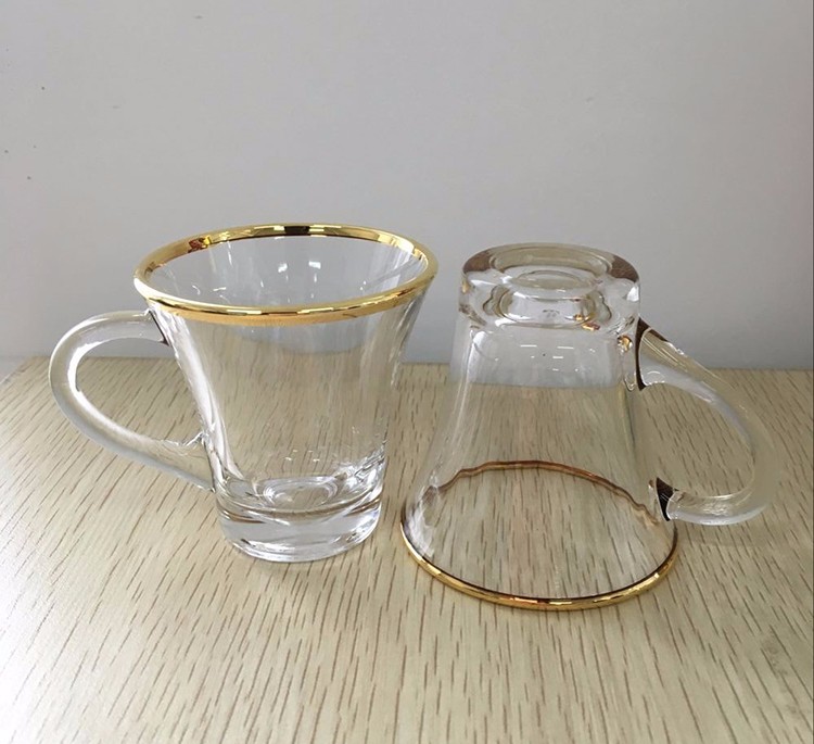 Wine Glass Shot Cup With Handle Small Size Bullet Liquor Vodka Tequila Cordials Whisky Shot Glass For Bar