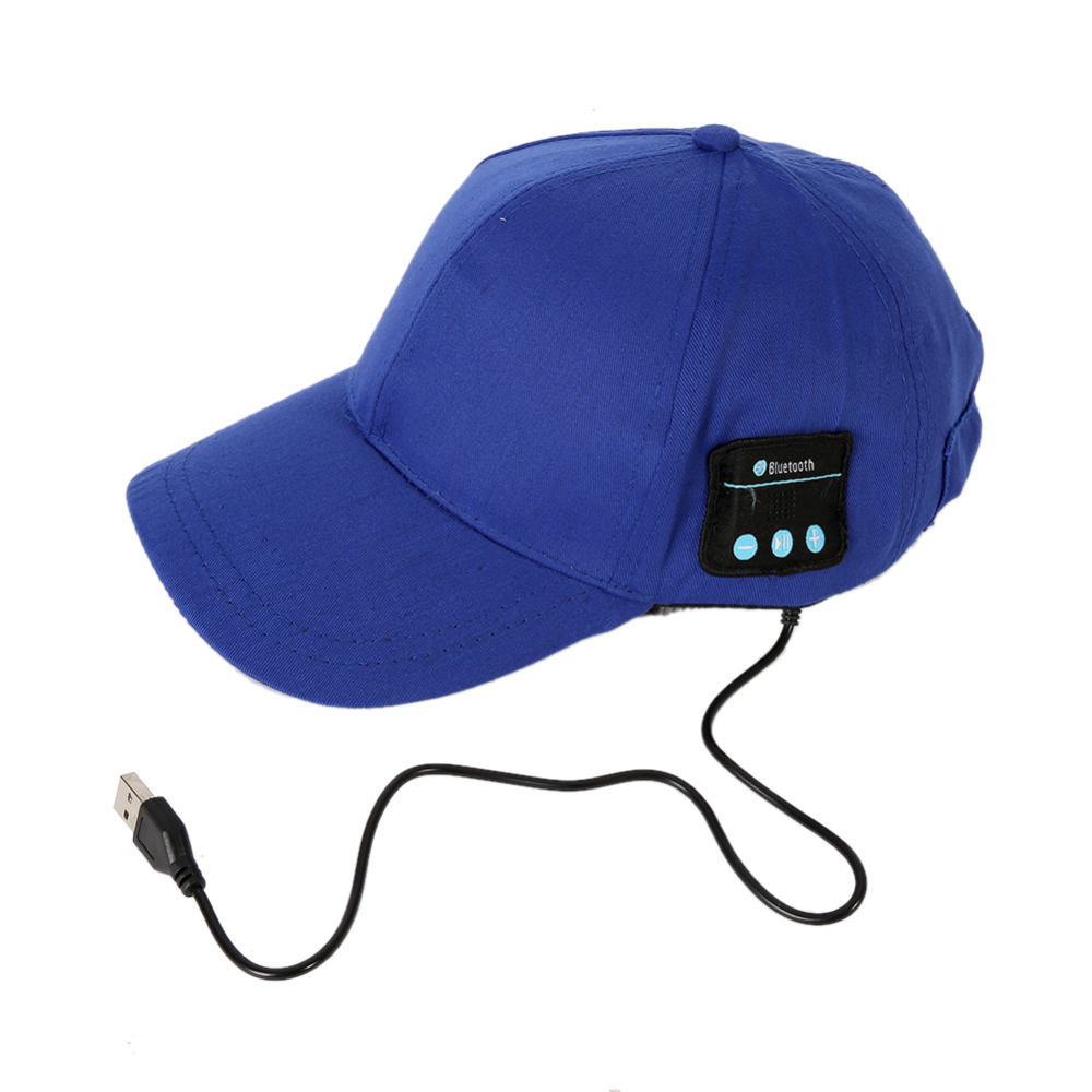 Wireless Bluetooth Headphone Music Sport Cap Smart Baseball Hat with Hands-free Mic Earphone Sun Cap for iphone Samsung