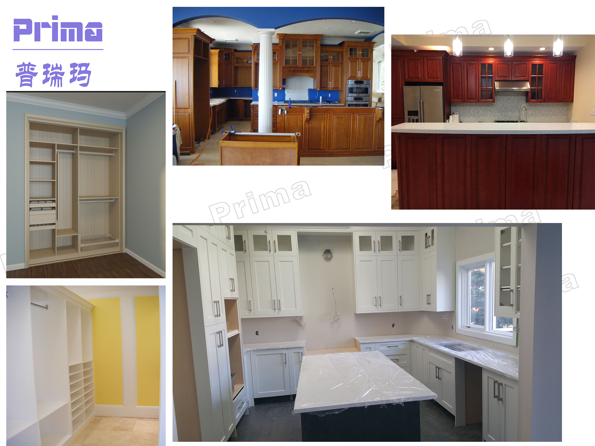 Apartment Solid Wood White Shaker Kitchen Cabinets Collection Soft Close 10x10