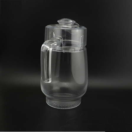1.6L Glass Pitcher with plastic lid,Drinking Beverage Jug  water pitcher glass with ETCH logo