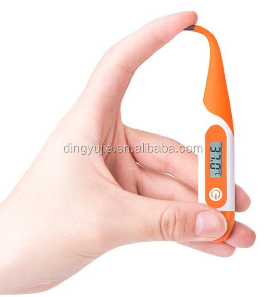Прочный Гибкий цифровой клинический термометр от профессионального производителя, с оповещением о повышенной температуре, памятью, переключением C/F