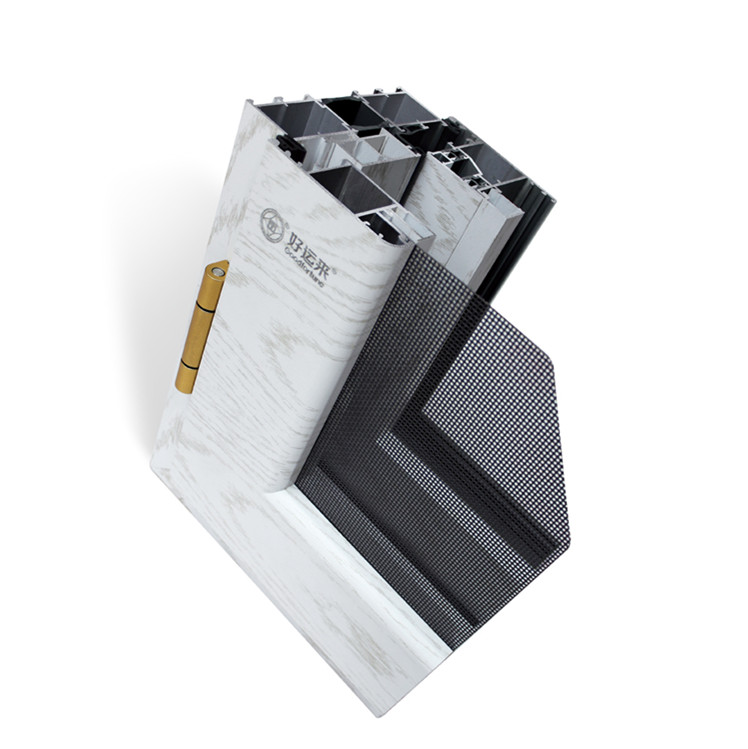 Pulver beschichtet aluminium Flügel fenster schärpe mit nahtlose technologie