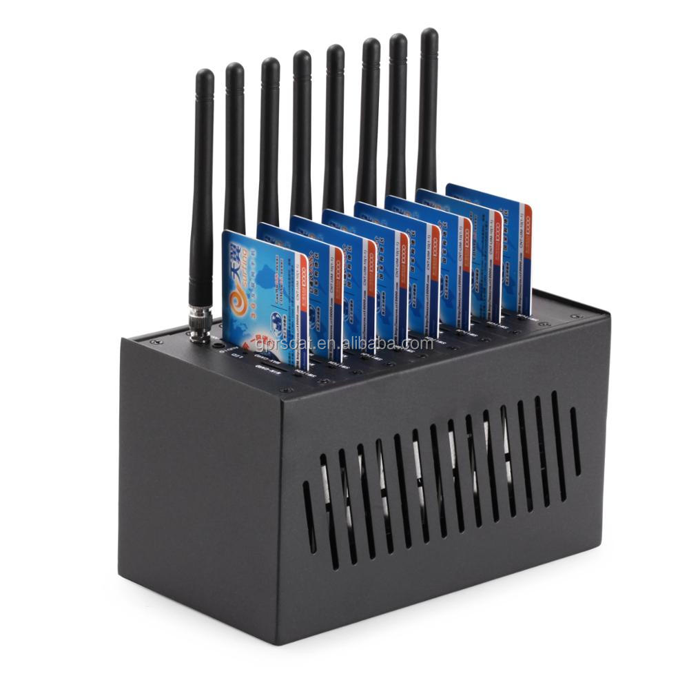 端口 wavecom q2303 散装 sms 调制解调器池/gsm 调制解调器 8 sim卡