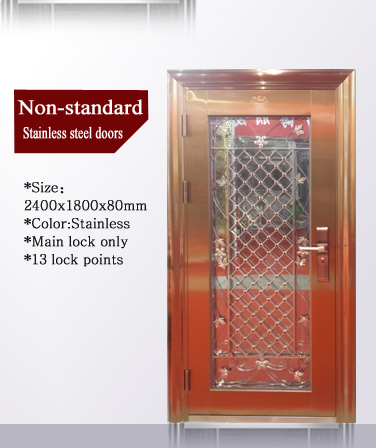 apartment main gate design stainless steel door good price