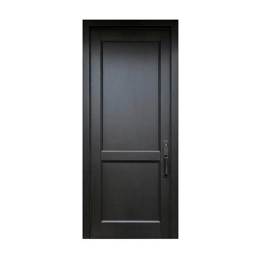 American Style Black Paint For Wood Doors Color Interior