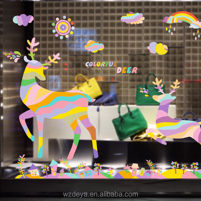 Рождественская Наклейка на стекло