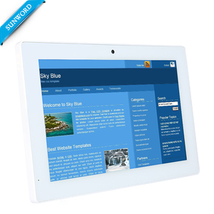10.1 Inch Wall Mount POE Tablet Pc Support NFC Reader , Rs232 And Rs485