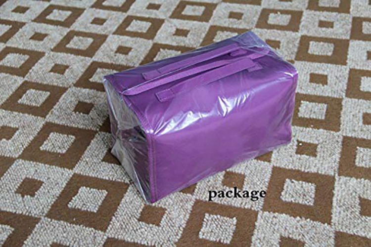 Borsa da toilette da appendere in 4 parti arrotolabile da donna con custodia in PVC staccabile