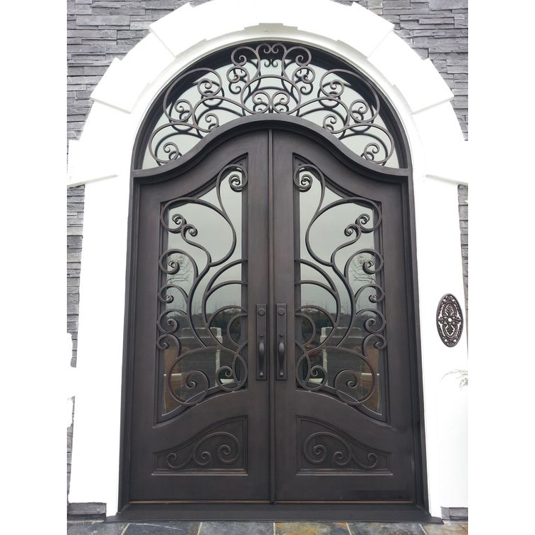 คุณภาพสูงเหล็กประตูออกแบบ Grill การออกแบบประตู