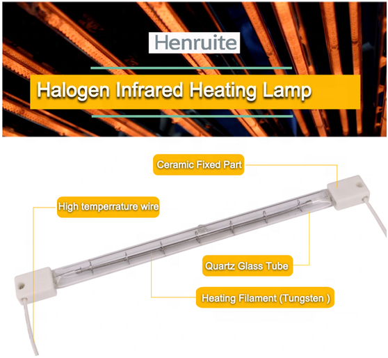 Factory Direct Supply  Infrared Heating Lamp U Shape for Thermoforming Machine