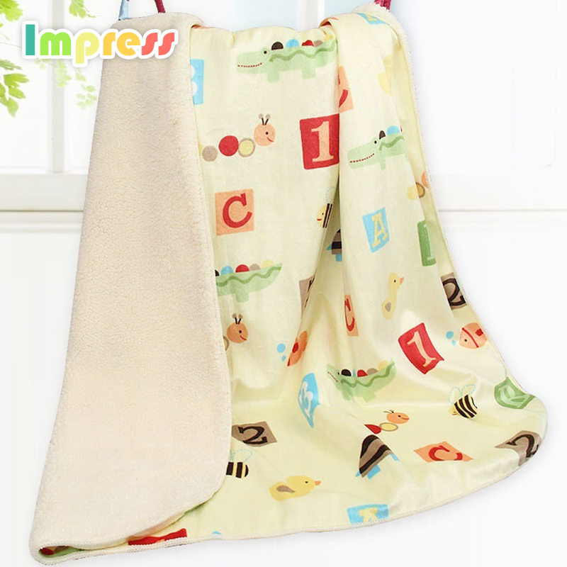 Выбитый коралловый флис мультфильм дизайн детское одеяло