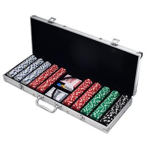 Poker Chips In Aluminium Case Poker Chips In Aluminium Case