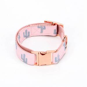 hemp dog collar with metal buckle
