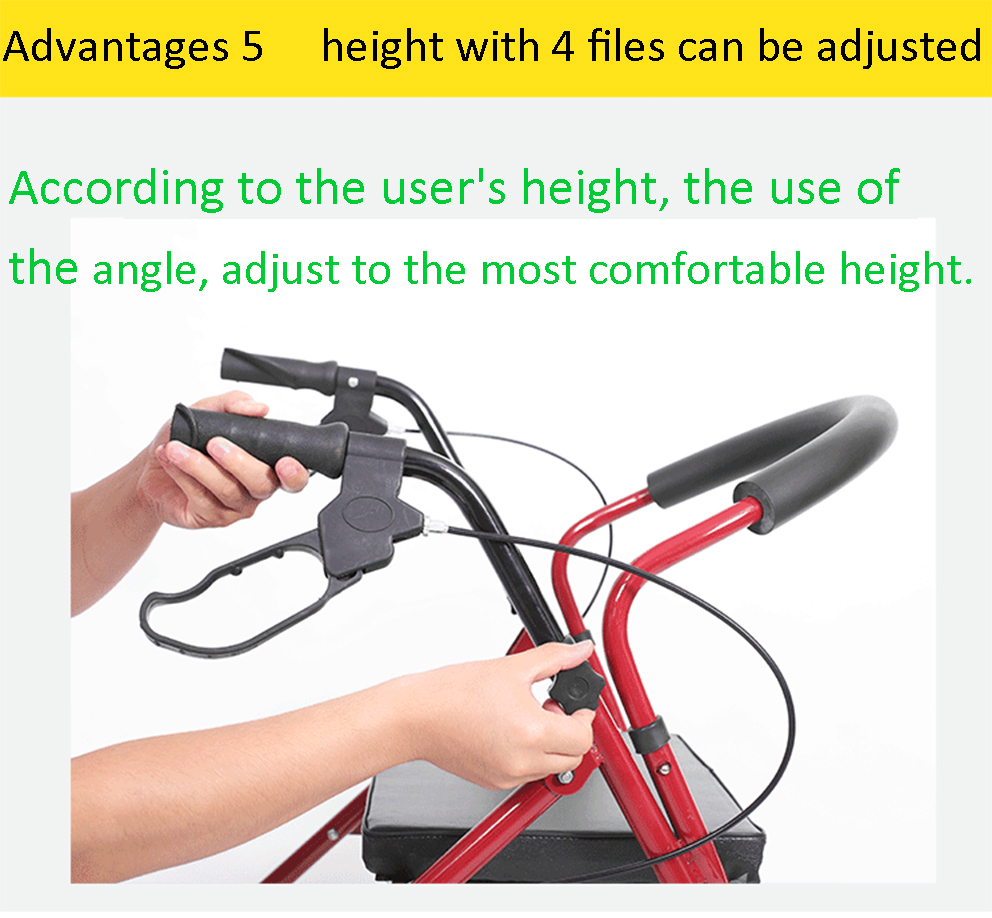 Walker / Walker with seat and footrest/ Wheel walker with seat From China