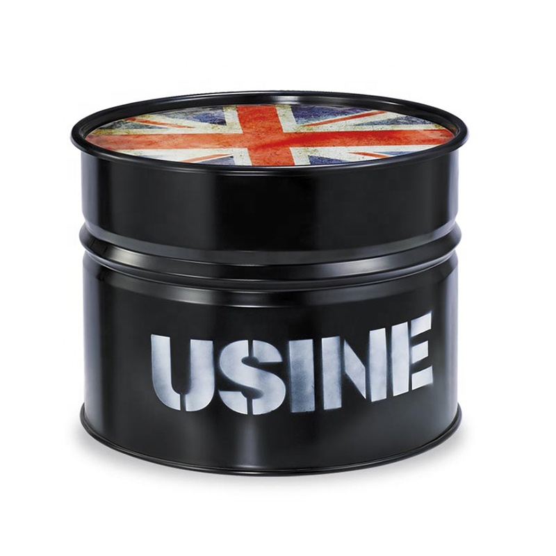 Кованое железное ведро в стиле ретро с паровой краской, креативный диван, кафе, промышленные мини-стулья для барного стола, стул с отделением для карт