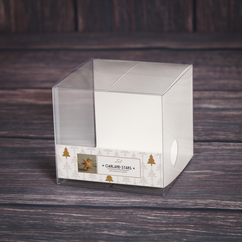 Clear Package Pvc Boxes Gifts Crafts Cases Display Cake Packaging Box