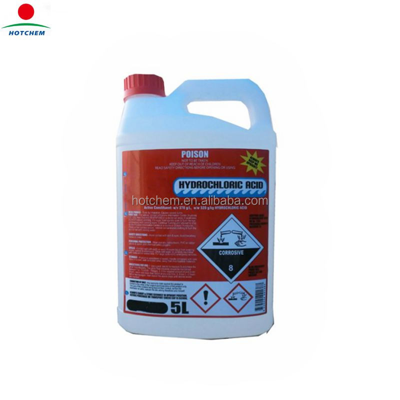 Химическая кислота для бассейна, муриатическая кислота Hcl 31%-33%