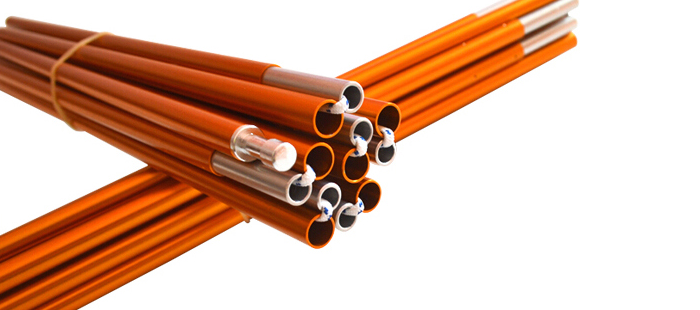 China Top Ten Selling Products Titanium Tent Poles Camping Aluminum Pipe Factory